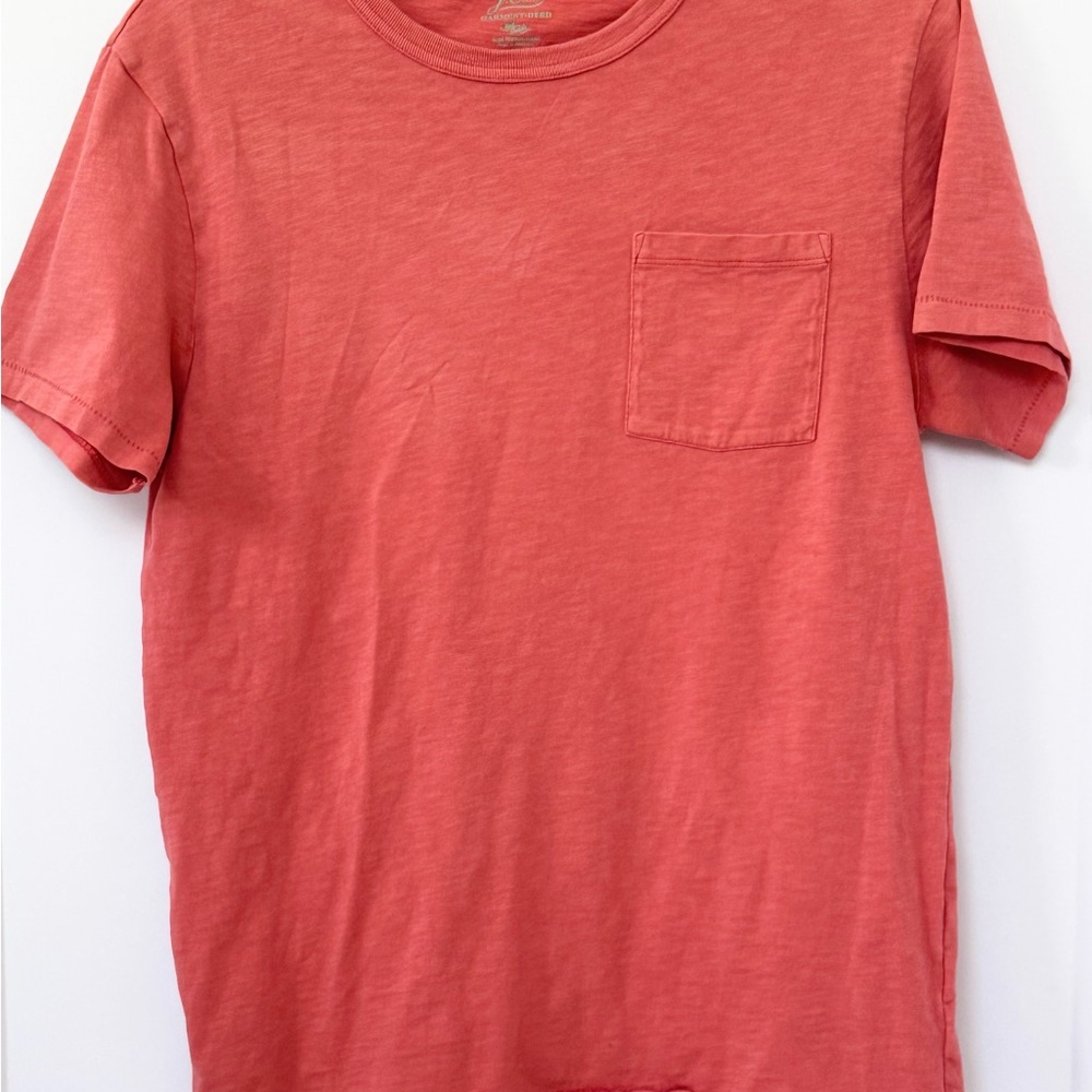 J. Crew Garment-Dyed Slub Knit 100% Cotton T-Shirt  Size M